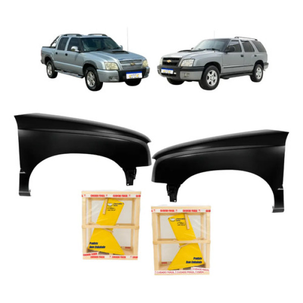 Par Paralama S10 Blazer 2001 02 03 04 05 06 07 08 09 A 2011