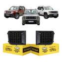 Grade Tela Parachoque Jeep Renegade 2015 16 17 2018 Ambos Lados