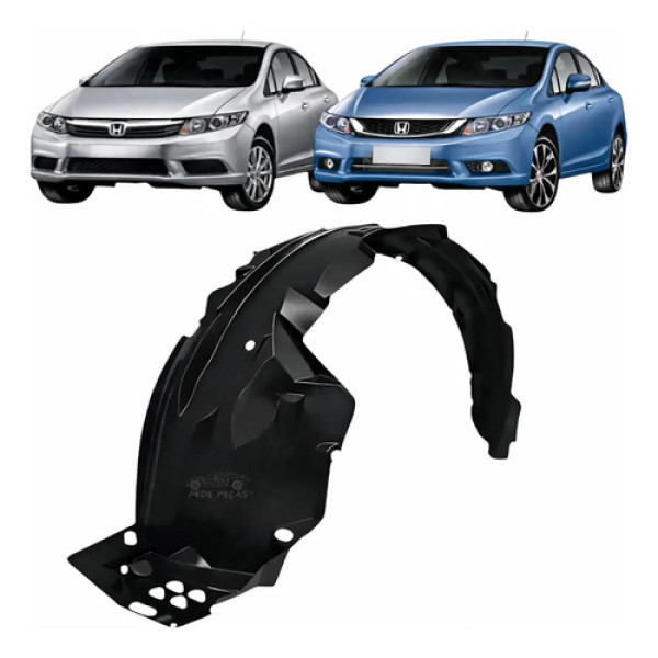 Parabarro Honda Civic 2012 2013 2014 2015 2016 Lado Esquerdo