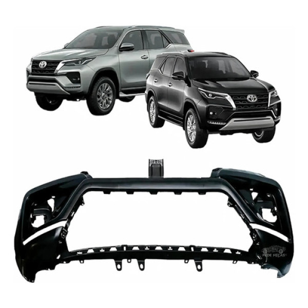 Parachoque Dianteiro Toyota Hilux Sw4 Srx 2021 2022 23 24 25 Preto