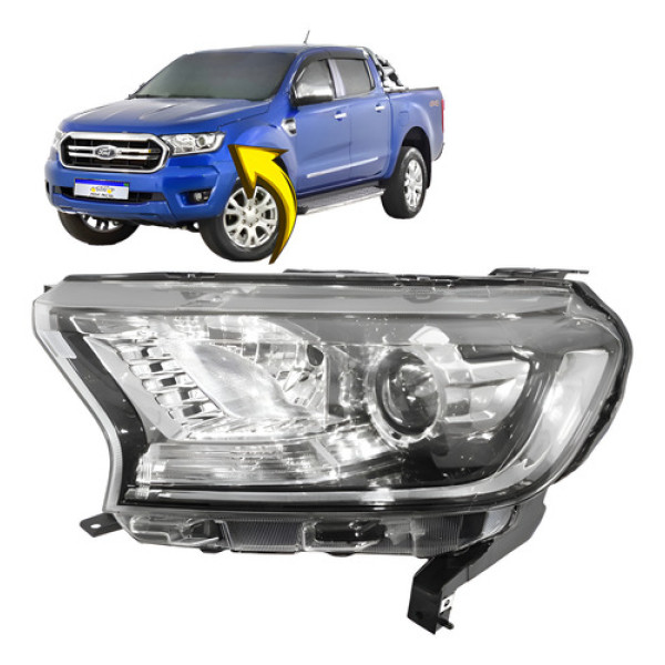 Farol Ford Ranger 2017 2018 2019 2020 2021 Lado Esquerdo  Esquerdo