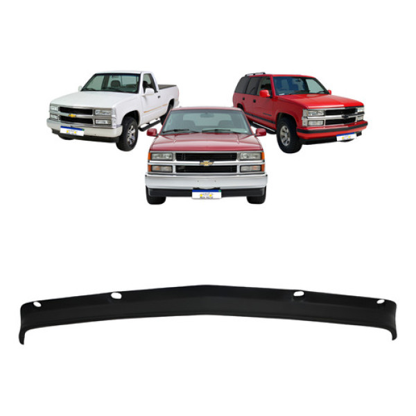 Spoiler Parachoque Silverado 1997 1998 1999 2000 2001 A 2004 Preto