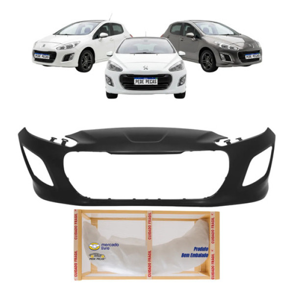 Parachoque Peugeot 308 2012 2013 2014 2015 Novo Preto