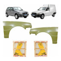 Par Paralama Fiat Uno Fiorino 2006 2007 2008 2009 A 2013