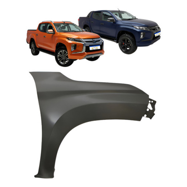 Paralama Mitsubishi L200 Triton 2022 2023 Novo Sem Furo Ld  Direito
