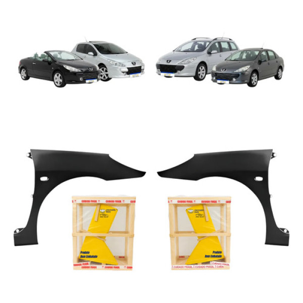 Par Paralama Peugeot 307 2007 2008 2009 2010 2011 2012