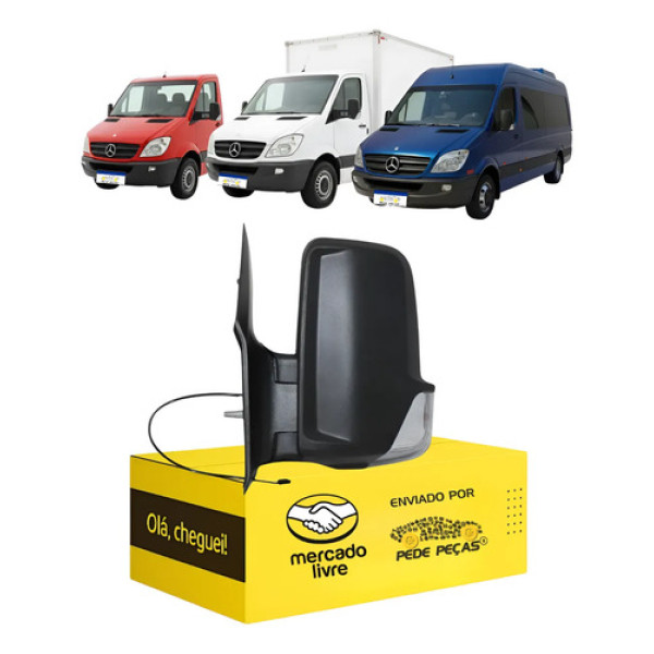 Retrovisor Sprinter 2012 2013 14 15 A 2019 Novo Elétrico L.e