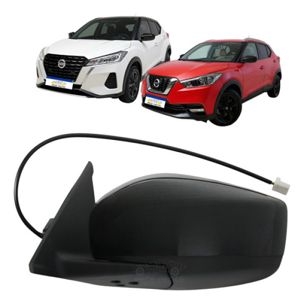 Retrovisor Le Nissan Kicks 2017 2018 A 2024 S/pisca Elétrico Esquerdo