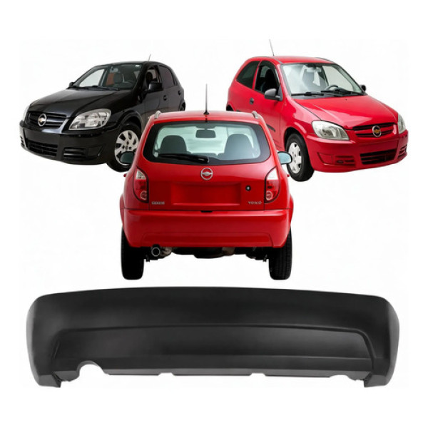 Parachoque Traseiro Chevrolet Celta 2006 2007 A 2012 Liso