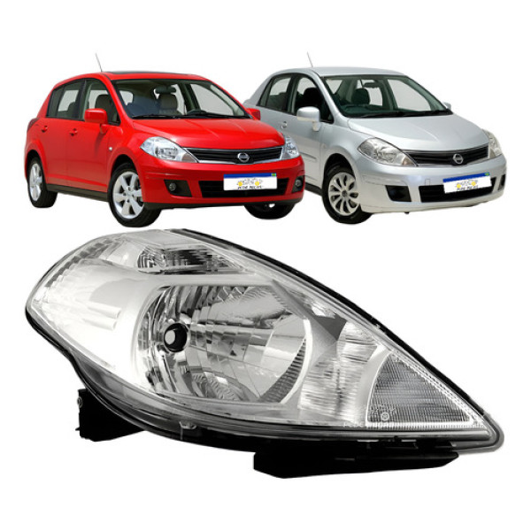 Farol Nissan Tiida 2008 2009 2010 2011 2012 2013 Novo