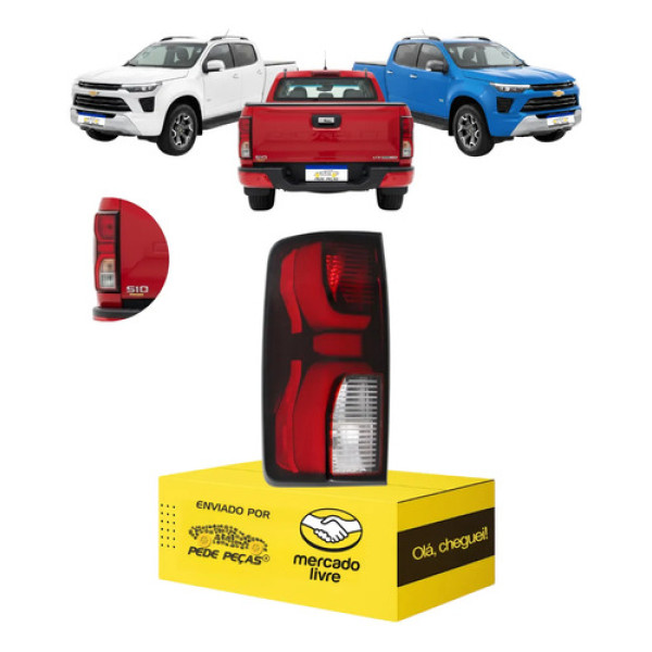 Lanterna Sinaleira Gm S10 Ltz Z71 2025 2026 C/led Nova L.e Esquerdo/motorista Fumê