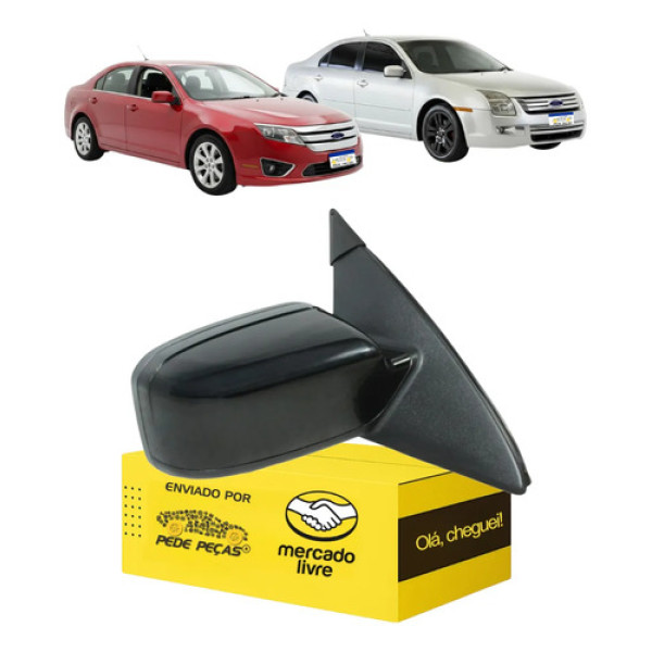 Retrovisor Ford Fusion 2007 08 09 2010 2011 2012 Direito