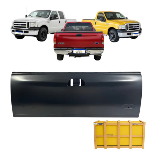 Tampa Traseira F250 F350 1999 2000 01 02 03 04 06 07 A 2012 Preto