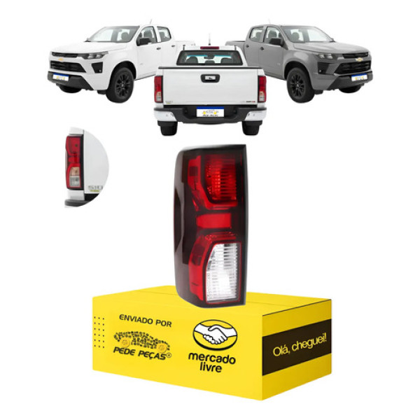 Lanterna Sinaleira Chevrolet S10 Wt 2025 2026 S/led Nova Le Esquerdo/motorista Vermelho