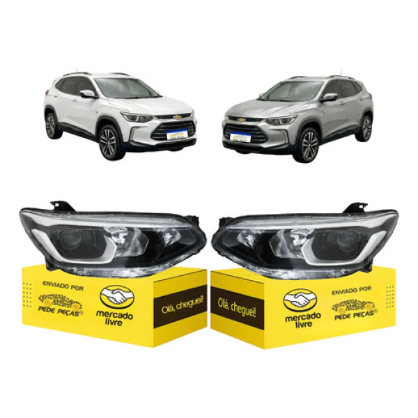 Par Farol Chevrolet Tracker 2021 2022 2023 2024 2025 Lt Ltz Ambos Lados