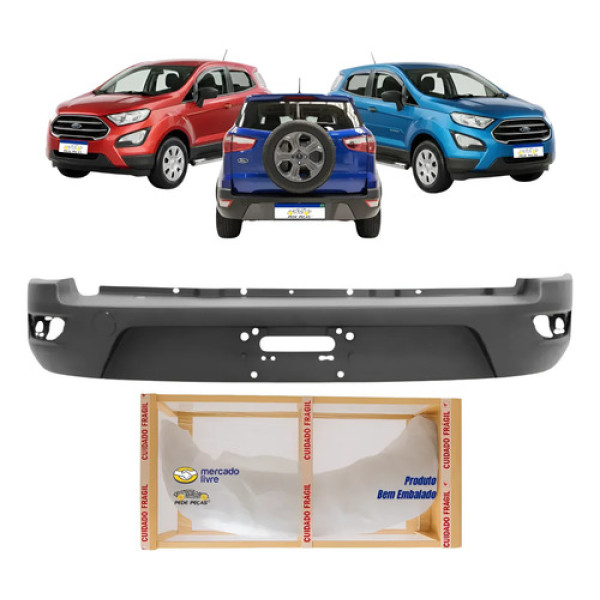 Parachoque Traseiro Ford Ecosport 2018 2019 2020 2021 Novo