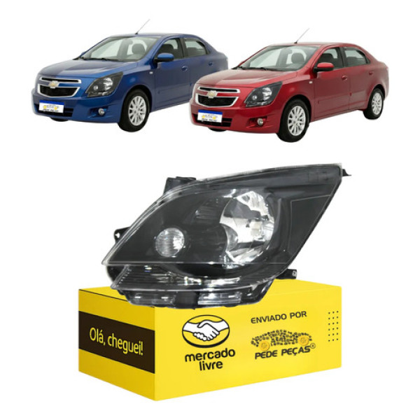 Farol Esquerdo Gm Cobalt 2011 2012 2013 2014 2015 Esquerdo/motorista