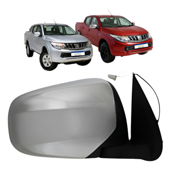Retrovisor Elétrico Ld Triton 2016 A 2022 Cromado S/pisca Direito