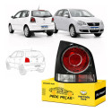 Lanterna Traseira Vw Polo Hatch 2007 08 09 10 A 2014 Fumê Le Esquerdo/motorista Fumê