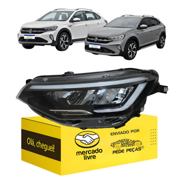 Sinaleira Farol Nivus 2020 21 22 2023 2024 Full Led Esquerdo Esquerdo/motorista