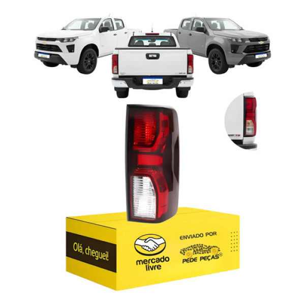 Lanterna Sinaleira Chevrolet S10 Wt 2025 2026 S/led Nova Ld Direito/passageiro Vermelho