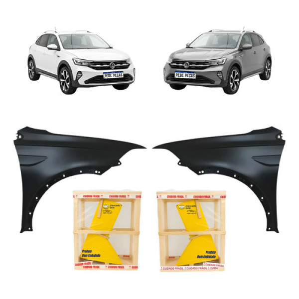 Par Paralama Volkswagen Nivus 2020 2021 22 23 24 25 26 2027