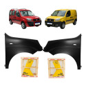 Par Paralama Fiat Doblo 2010 2011 2012 2013 A 2021 Novo