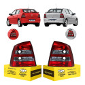 Par Lanterna Sinaleira Astra Hatch Fume 2003 2004 05 A 2011 Ambos Lados Fumê