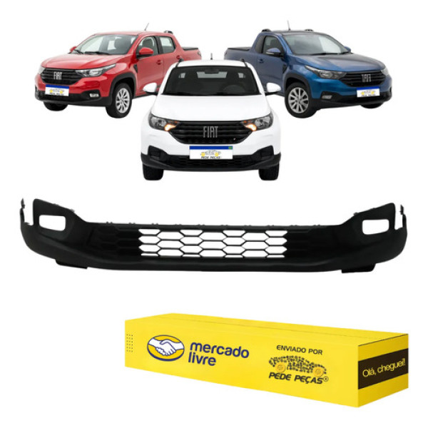 Spoiler Dianteiro Fiat Strada 2022 2023 2024 2025 2026