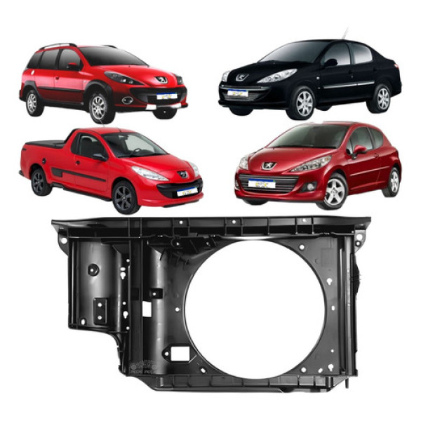 Painel Frontal Peugeot 206 1999 2000 2001 2002 A 2010 Com Ar