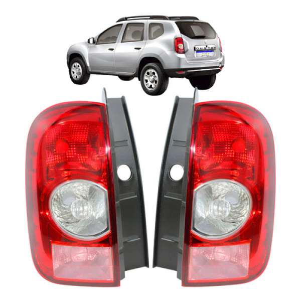 Lanterna Renault Duster 2011 2012 2013 2014 2015 Par Nova Direito Vermelho