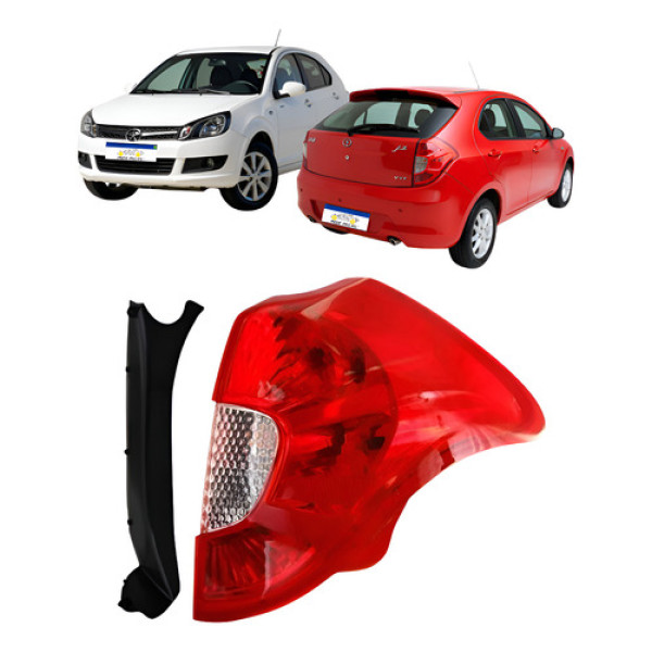Lanterna Com Suporte Jac J3 Hatch 2011 A 2015 C/lampada Ld Direito/passageiro Direito