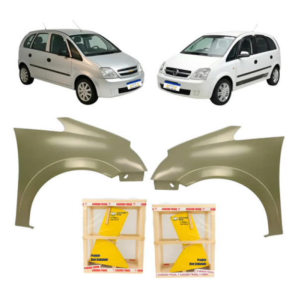 Par Paralama Par Gm Meriva 2003 2004 2005 A 2013 Novo