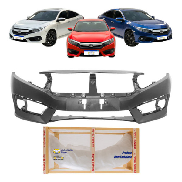 Parachoque Dianteiro Civic G10 2017 A 2019 Novo