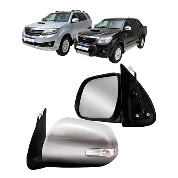 Retrovisor Direito Toyota Hilux 2012 A 2015 Elétrico C/pisca Direito