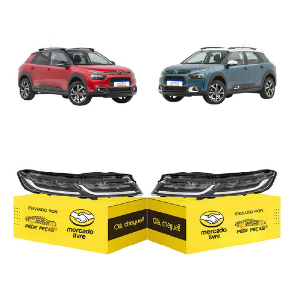 Par Farol C4 Cactus 2019 2020 2021 22 23 2024 Drl Superior Ambos Lados