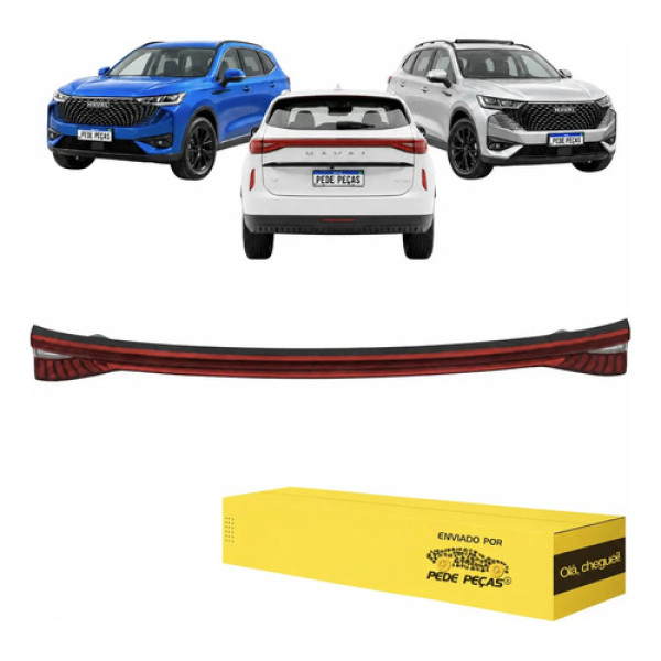 Lanterna Central Haval H6 Hev Hev One Hev2 2023 24 2025 Ambos Lados Vermelho