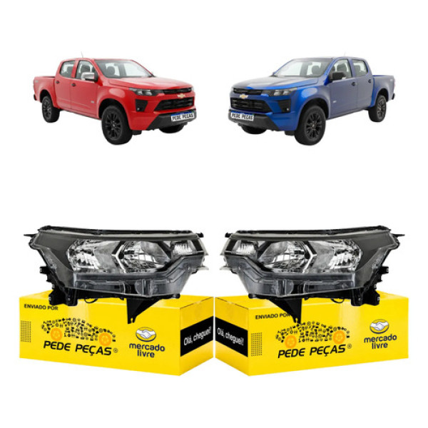 Par Farol Sinaleira Chevrolet S10 Wt 2025 2026 S/led Novo Ambos Lados