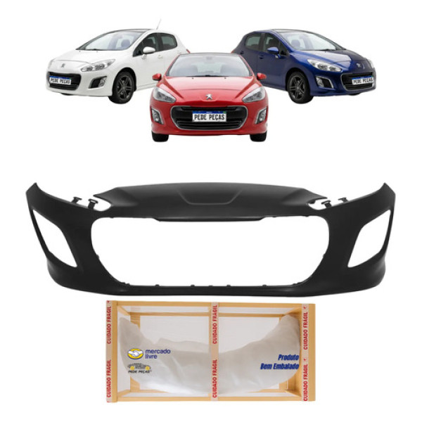 Parachoque Peugeot 308 2012 2013 14 2015 Novo Preto