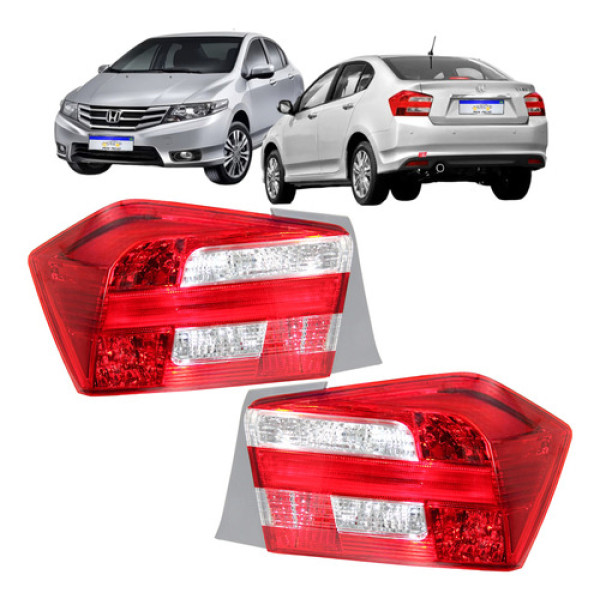 Lanterna Honda City 2013 2014 Traseira Novo