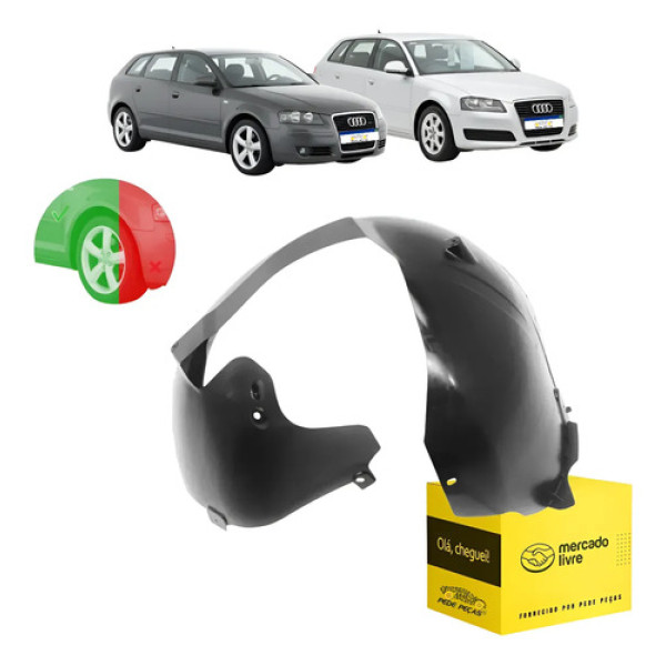 Parabarro Dianteiro Posterior Audi A3 2007 08 09 A 2012 Ld