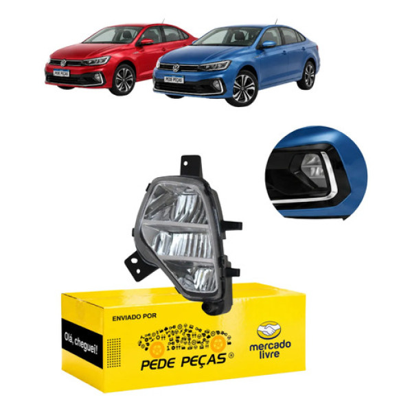 Milha Auxiliar Cibie Vw Virtus 2023 24 25 2026 Le Cristal