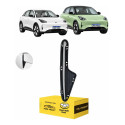 Moldura Milha Parachoque Geely Ex2 Pro/max 2025 2026 2027 Preto C/friso Cromado Direito Direito/passageiro