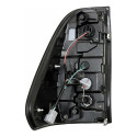 Par Lanterna Traseira Toyota Hilux 2021 A 2026 Black C/led Ambos Lados Black