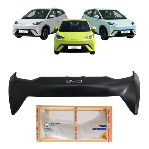 Parachoque Dianteiro Byd Dolphin Mini 2024 2025 2026 Novo Preto