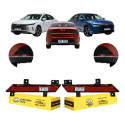 Refletor Parachoque Traseiro Byd King 2024 25 26 2027 Par Vermelho