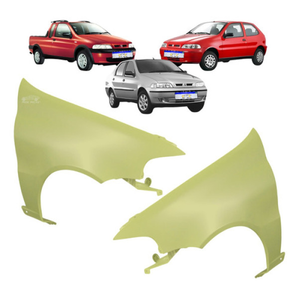 Paralama Fiat Palio Siena Strada G2 Fire 2001 2002 A 2007