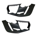 Kit Parachoque Peugeot 208 Style 2021 A 2024 C/friso Cromado Preto/cromado