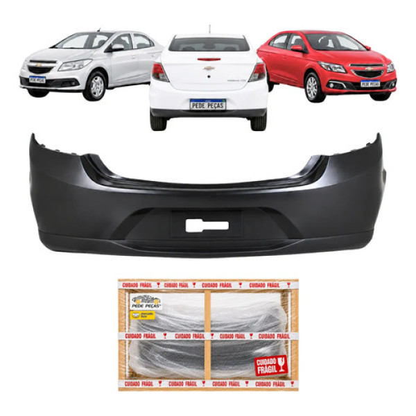 Parachoque Traseiro Chevrolet Prisma 2013 2014 2015 2016