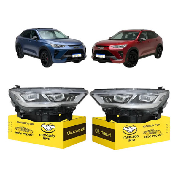 Sinaleira Farol Gwm Haval H6 Gt Full Led 2024 2025 2026 Par Ambos Lados